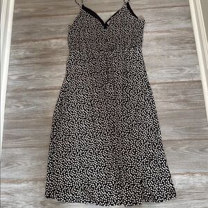 H & M Black and White Polka Dot Dress